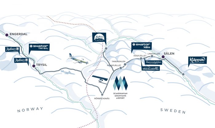 Relaunch of international route to Scandinavian Mountains Airport: -The Scandinavian ski resorts are once again more accessible for Dutch ski enthusiasts. Photo: Skistar/BBYTravel.