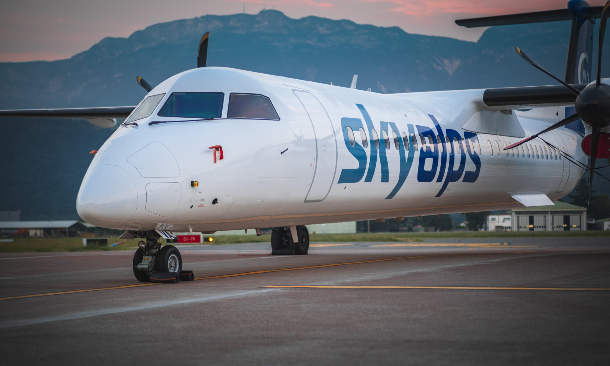 SkyAlps airways. Photo by Armin Pixner- Alta Badia Brand. New flight from London Gatwick to Bolzano airport with Sky Alps