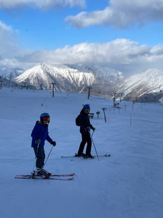 One last run- note the empty slopes at La Thuile. Photo: The-Ski-Guru. Our Half Term Ski Safari Trip to the Aosta Valley