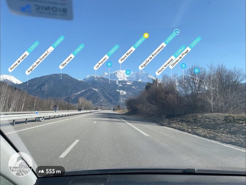 The road towards the Mont Blanc Tunnel was empty. Photo: The-Ski-Guru. Our Half Term Ski Safari Trip to the Aosta Valley.