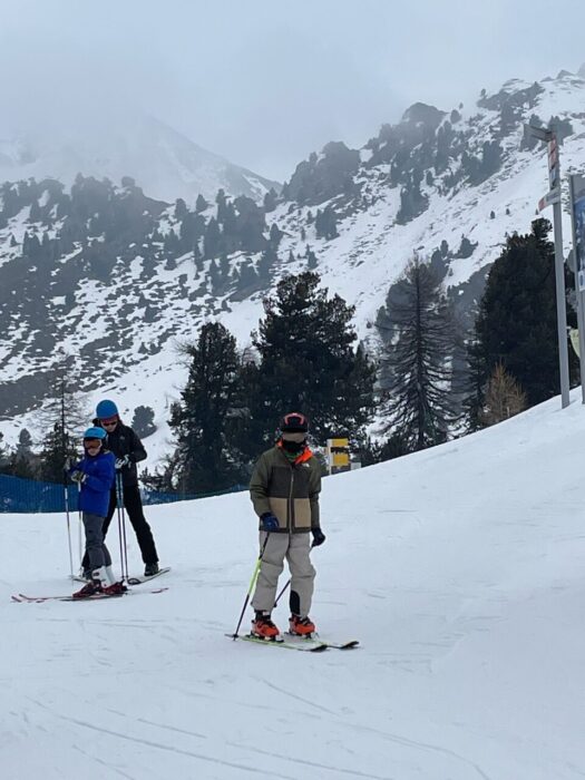 Getting ready to ski in Pila. Photo: The-Ski-Guru. Our Half Term Ski Safari Trip to the Aosta Valley