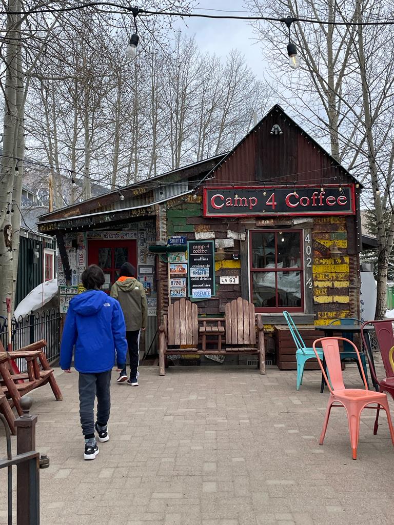 Camp4Coffee, in Crested Butte. Lovely little cabin with colourful number plates in downtown CB. Photo: The-Ski-Guru. Differences between skiing in North America and Europe