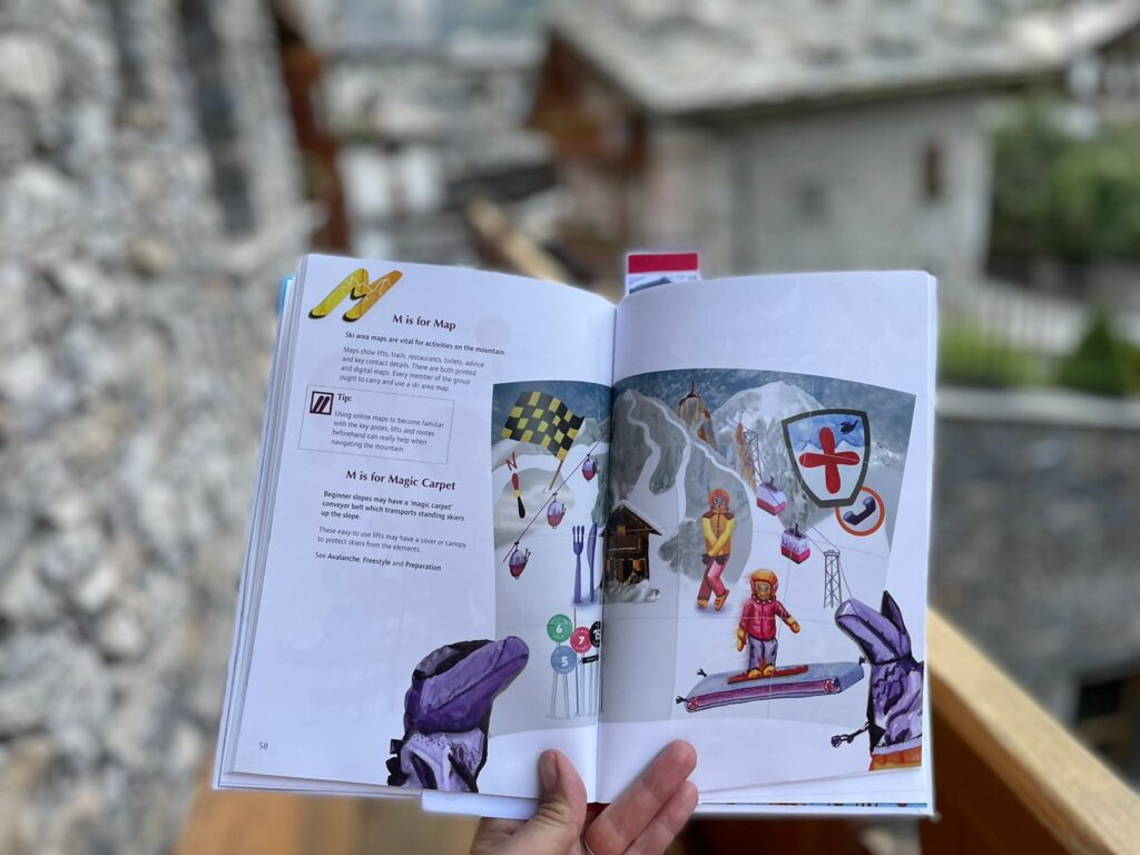 Love this ski map, don't you love it too? A Great Buy for those Wanting to Venture into Winter Sports: Ski A to Z by Inspire by Kim (Kimberley Kay), Photo by The-Ski-Guru 