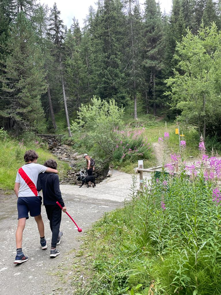 A hiking in Pila, up from the city of Aosta. Just before we got drenched and we got stuck up the mountain, as the cablecar was not working with lightning. Photo: The-Ski-Guru