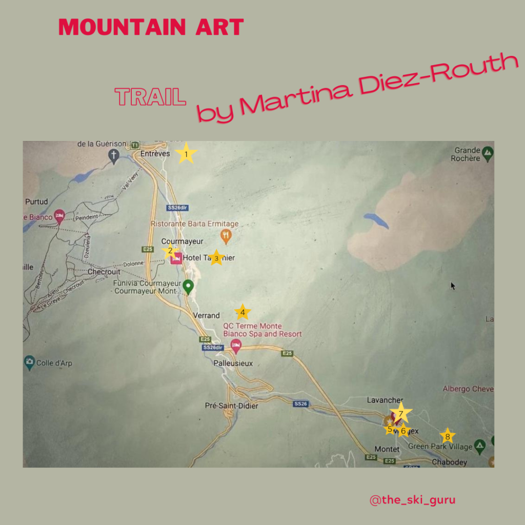 Art Trail Map - Mountain Art of Martina Diez-Routh