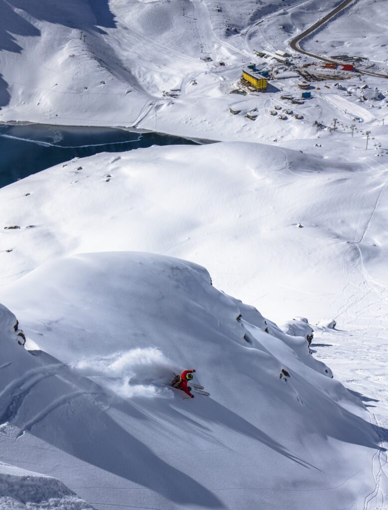 Jesse Hoffman Photo of skier in Portillo. Photo courtesy of Ski Portillo. 