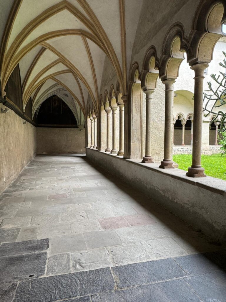 Cloister of the Franciscan Order in downtown Bolzano. Photo: The-Ski-Guru